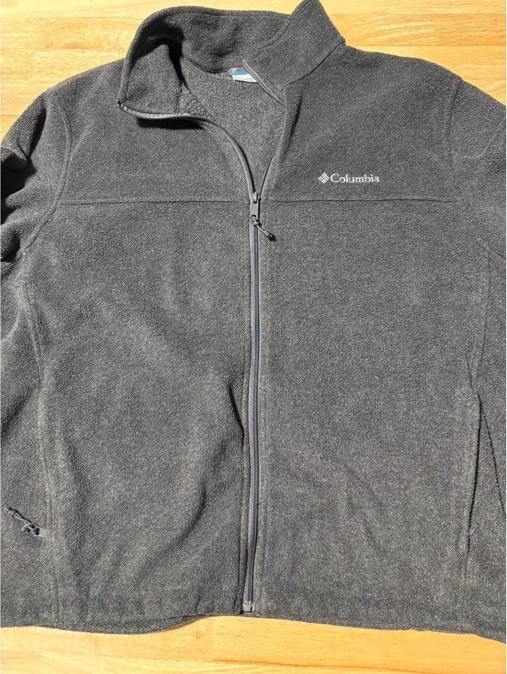 Columbia Men’s XL Dark Gray Full Zip Fleece Jacket